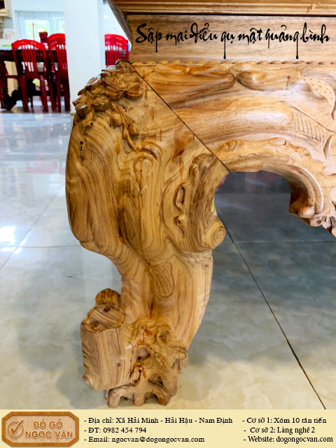 Sập mai điểu gỗ gụ mật Quảng Bình
